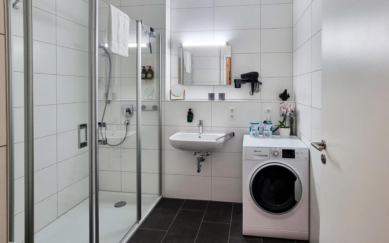 Wiluka Penthouse Mit Grosser Dachterasse Nachhaltig Eingerichtet Netflix ลิมบวร์ก อัน แดร์ ลาน ภายนอก รูปภาพ